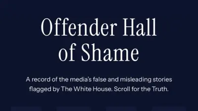 В Белом доме появилась "доска позора" для СМИ