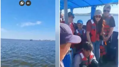 Спасатели эвакуировали 25 человек с неисправного парома в Кокшетау
