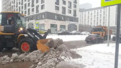 В Астане за сутки вывезли более 20 тысяч кубометров снега