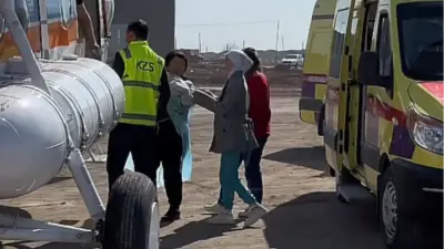 Двоих младенцев экстренно эвакуировали авиацией МЧС в Костанай