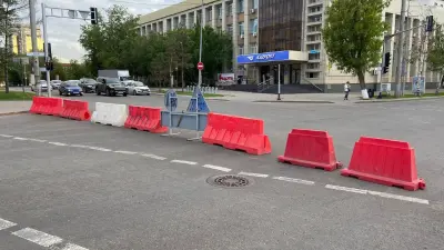 Движение по улице Куршым в Астане частично перекрыли до 18 мая