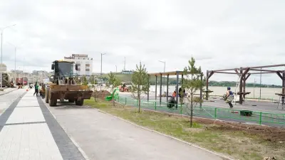 В Кокшетау появится первая велодорожка и благоустроенная набережная озера Копа