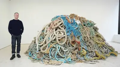 Британский художник продаёт гору старых канатов за миллион фунтов