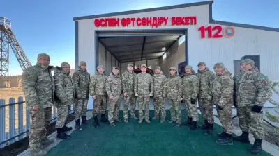Трёхсотый добровольный противопожарный пост открыли в Казахстане