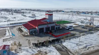 Первую за 58 лет пожарную часть открыли в одном из районов Актюбинской области