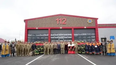 Первое в Казахстане универсальное спасательное подразделение открыли в Каркаралинске