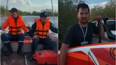 Двоих парней унесло ветром на Астанинском водохранилище