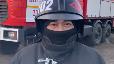 Пожарные отстояли село от огня в Северо-Казахстанской области 