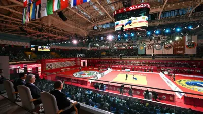 Касым-Жомарт Токаев поддержал казахстанских дзюдоистов на турнире Qazaqstan Barysy Grand Slam в Астане