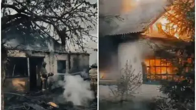 Газовые баллоны взорвались в частном доме при пожаре в Кокшетау