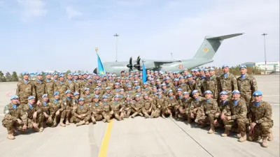 Первые казахстанские миротворцы вернулись с Голанских высот