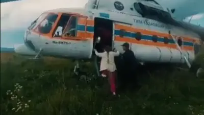 Новорождённого экстренно эвакуировали из Риддера в больницу вертолётом МЧС РК