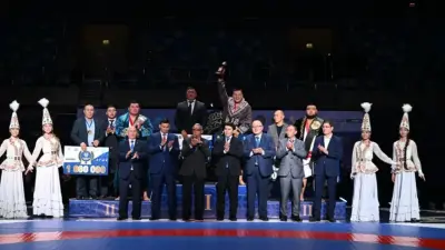 В турнире "Қазақстан Барысы – 2025" победил Марат Байкамуров