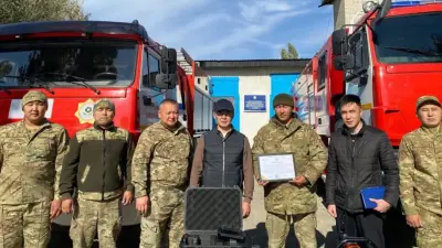 Пожарные одного из районов Абайской области получили новую технику