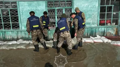 В Таразе после снегопада готовятся к паводкам