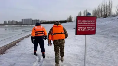 Катки и ледяные горки временно закрыли в Астане из-за потепления