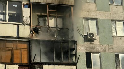 Троих детей эвакуировали при пожаре в одной из многоэтажек Костаная