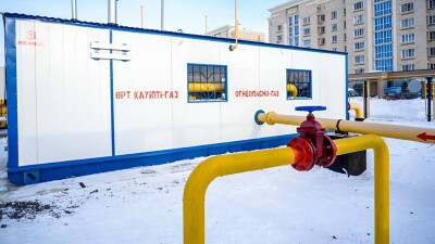 Ещё один жилой массив подключили к природному газу в Астане