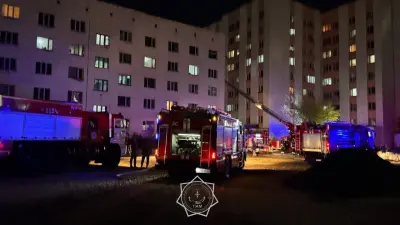 В Кокшетау эвакуировали 28 человек при пожаре