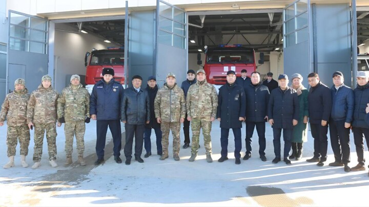"Особый акцент на село": новую пожарную часть открыли в Атырауской области