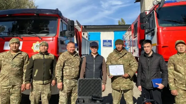 Пожарные одного из районов Абайской области получили новую технику