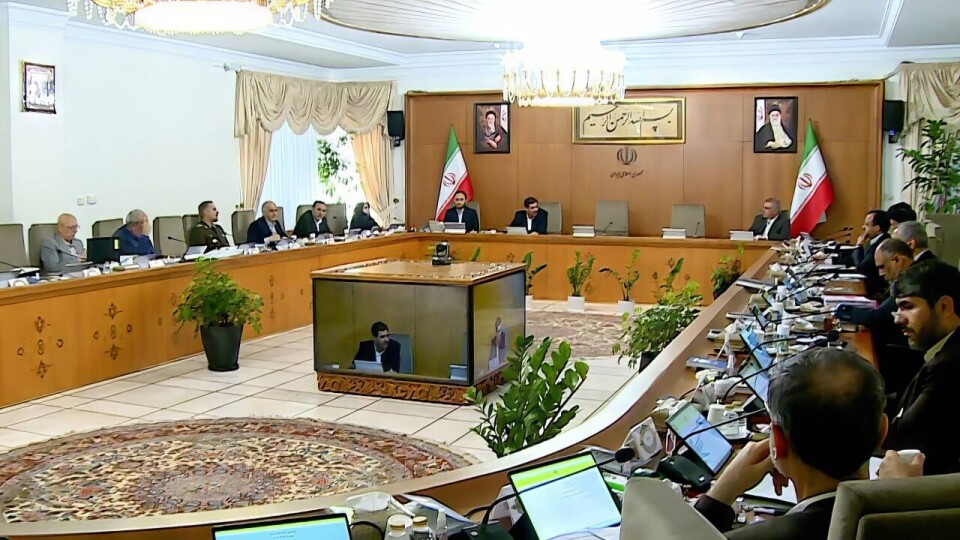 Экстренное заседание кабинет министров Ирана / Фото IRNA