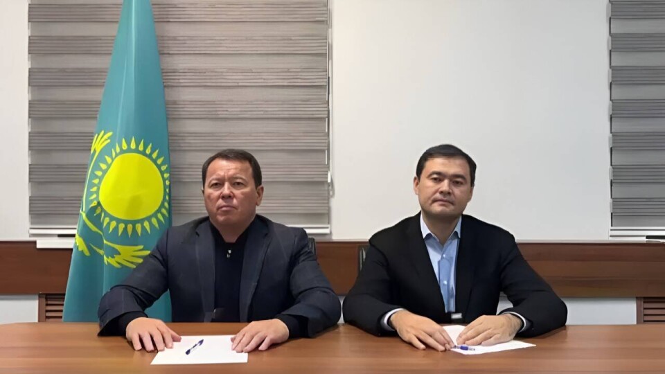 Бауржан Аленов и  Берик Адамов / Изображение пресс-службы МВД РК
