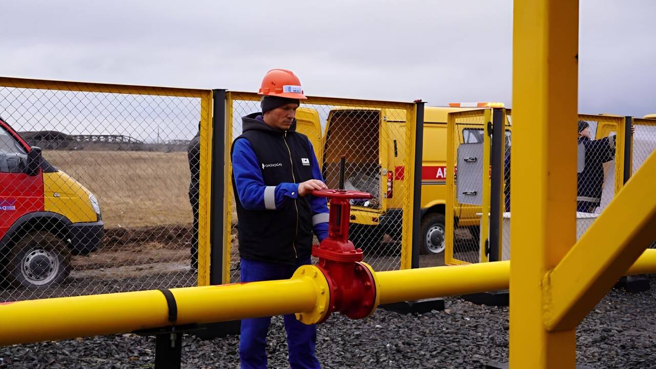 Село Жибек Жолы подключили к природному газу/Фото пресс-службы акимата Акмолинской области