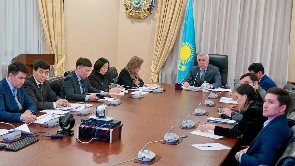 Совещание под председательством Серика Жумангарина / Фото: пресс-служба Министерства торговли и интеграции Республики Казахстан