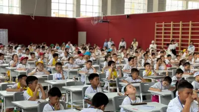 Участники национального конкурса по ментальной арифметике установили рекорд Казахстана