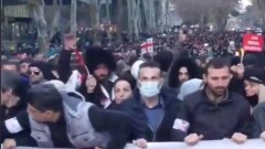 В нескольких городах Грузии прошли митинги против ковид-паспортов