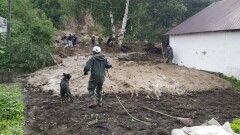 Сход селя в Текели: на месте ЧП дежурит бригада спасателей