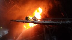 В Жезказгане на заводе "Казахмыса" произошёл пожар, в одном из цехов приостановили производство