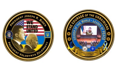 Коллекционные монеты с изображением Владимира Зеленского выпустили в США
