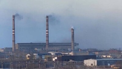 На ТЭЦ-2 в Петропавловске обрушилась дымовая труба