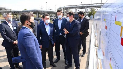 Мамин проверил строительство плотин "Аюсай" и "Аксай", посетил ТЭЦ-2 и Шымбулак в Алматы