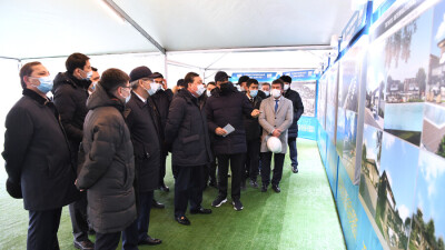 Аскар Мамин приехал с рабочим визитом в Мангистаускую область