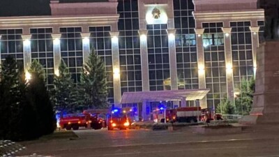 Задымление произошло в здании областного акимата в Усть-Каменогорске