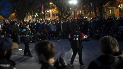 В Барселоне прошёл очередной митинг против ареста рэпера Пабло Аселя
