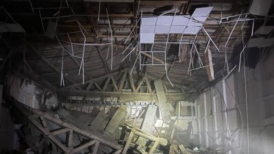 Потолок обрушился в Доме культуры в Петропавловске