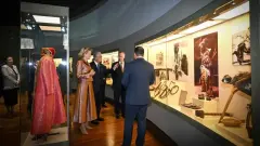 Бельгия королі мен патшайымы Қазақстанның Ұлттық музейін аралады