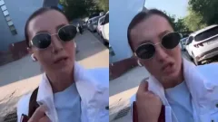 "Өзімді Ресейдегі өзбек сияқты сезіндім". Алматыда даулы видео түсірген әйел 10 тәулікке қамалды