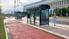 Алматыда Республика алаңында жаңа аялдама пайдалануға берілді: қандай автобустар тоқтайды
