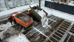 Алматыда алғашқы қар еріту пункті ашылды