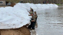 ТЖД: Атырау облысында тасқынның шарықтау шегі өтіп, су азая бастады