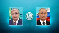 Қасым-Жомарт Тоқаев Ресей президенті Владимир Путинмен телефон арқылы сөйлесті