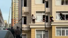 Астанада құтқарушылар 15-қабаттан секірмек болған бойжеткенді аман алып қалды