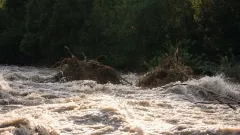 Жетісу облысында өзеннен аспалы темір арқан арқылы өтпек болған ер адам суға кетті