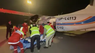 Ақтөбедегі ірі жол апатынан жараланған науқас Астанаға ұшақпен жеткізілді