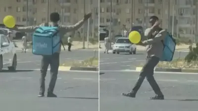 Ақтауда жол қозғалысын реттеген курьер 40 мың теңге айыппұл арқалады